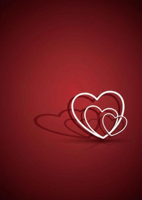 Valentine's day background images with hearts