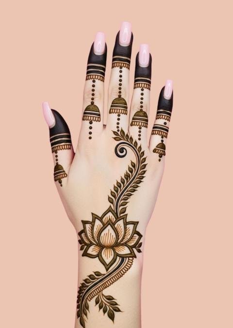 Mehndi design easy and beautiful