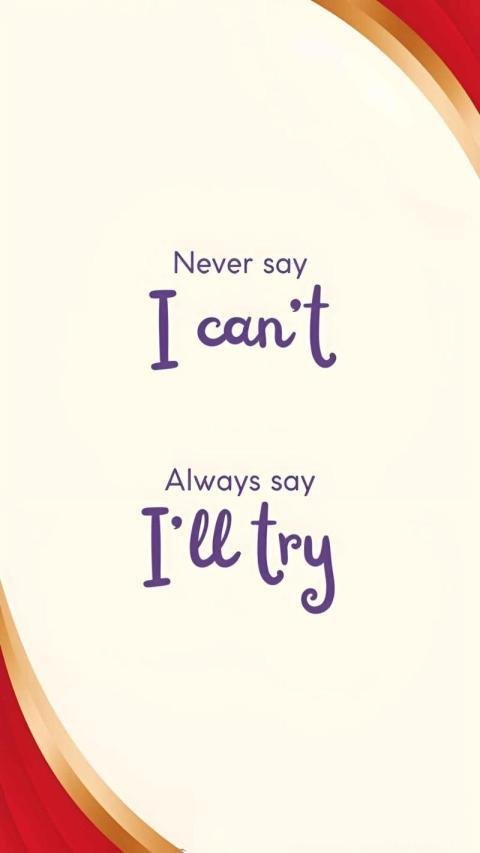 Simple and minimalistic motivational quotes wallpaper for mobiles