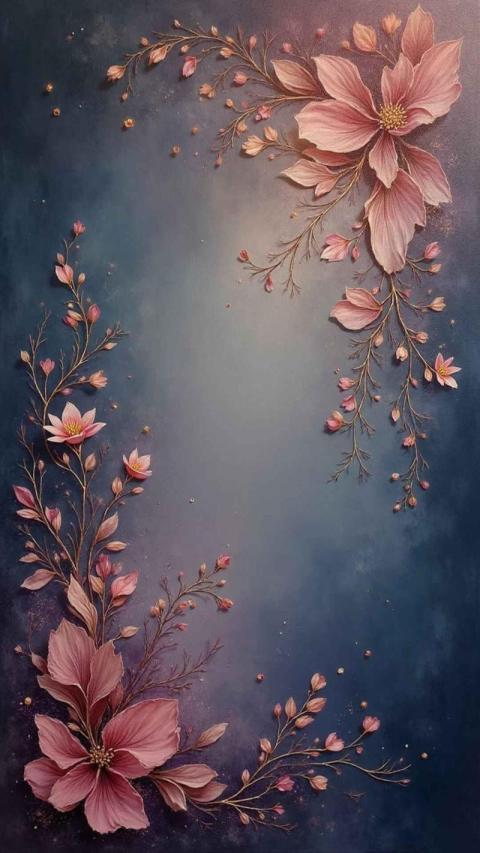 A stunning floral background