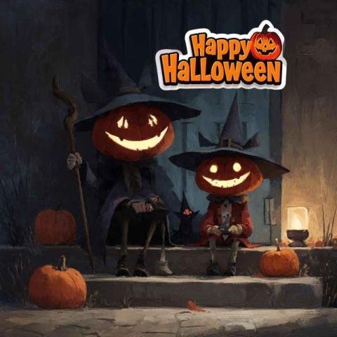 happy Halloween card images