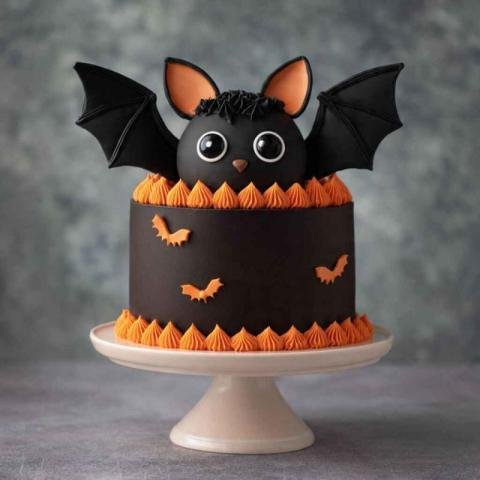 Simple Halloween Cake Design Ideas