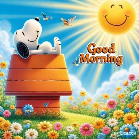 Snoopy good morning blessings