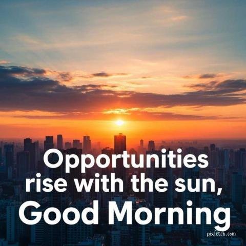 Short motivational unique good morning quotes
