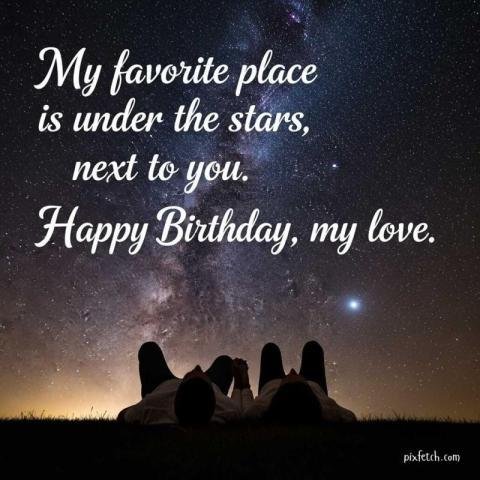 Touching birthday message for husband  with images