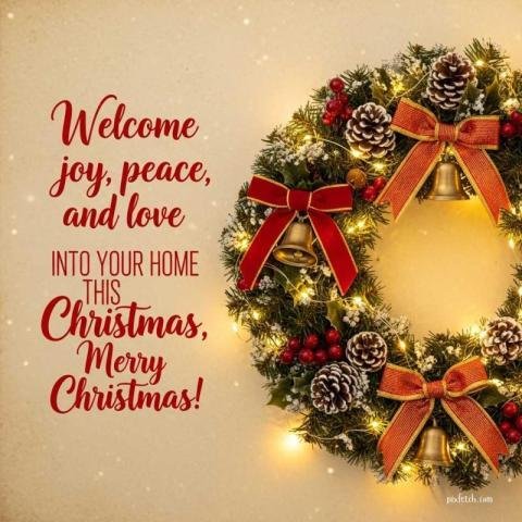 Happy Christmas hd photo to share on WhatsApp