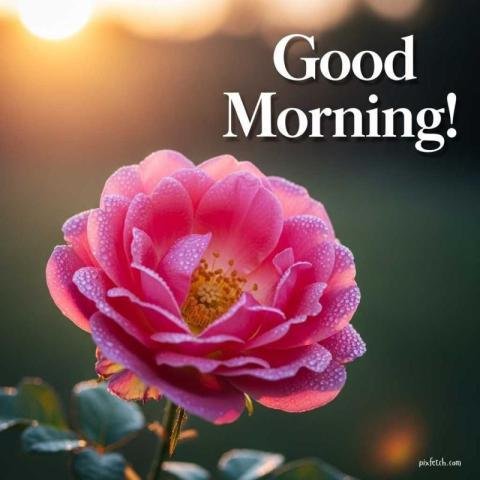 Flowers with good morning Wishes