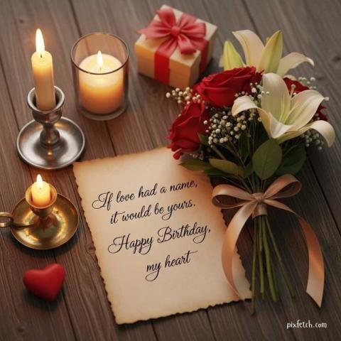 Heart touching birthday wishes for husband