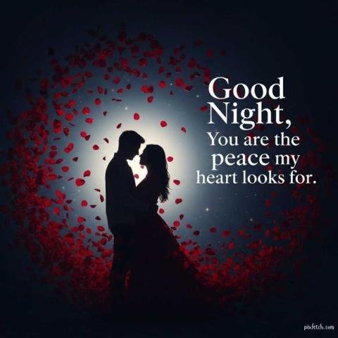 Good night images with quotes in English