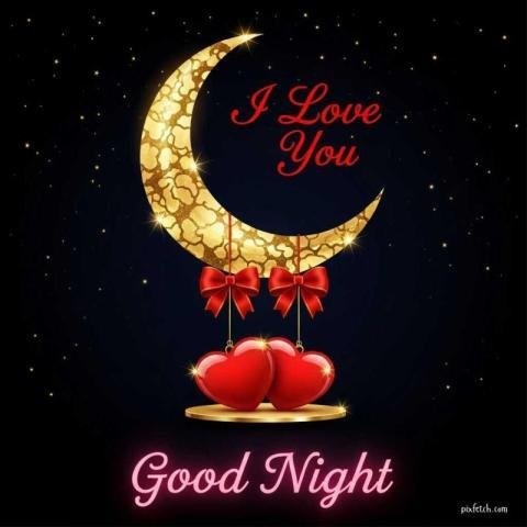 A romantic Good Night Images Hd greeting card Ideas