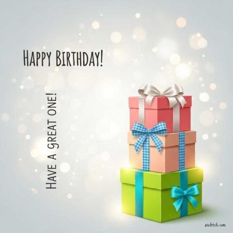 Happy birthday images free with gift boxes
