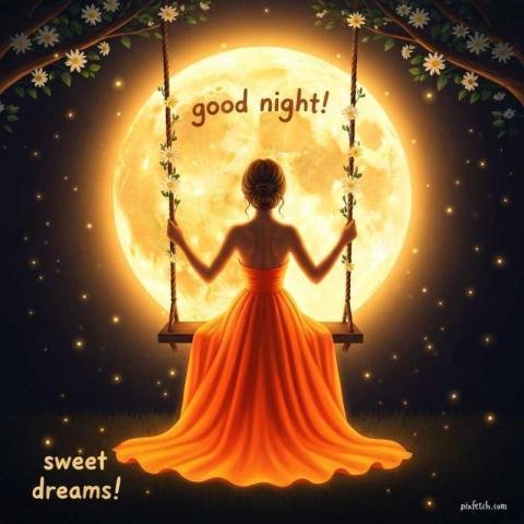 Lovely good night images download for WhatsApp