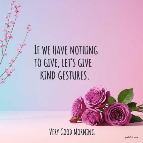 Elegant digital Good morning wishes with a romantic flowers