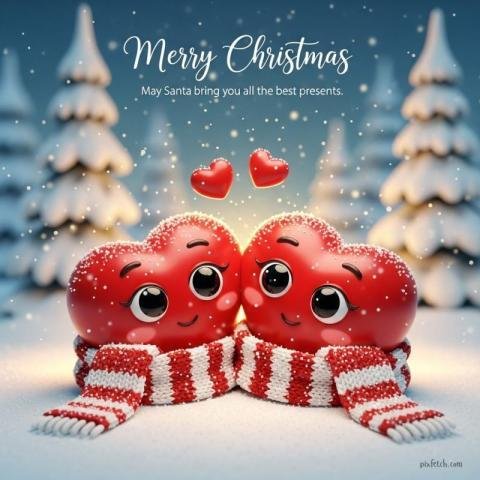 Heart warming winter Christmas wishes