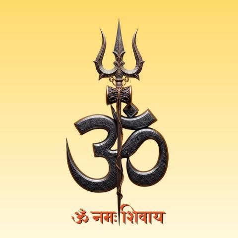 Best Whatsapp Dp With Trishul om namaha shivaya