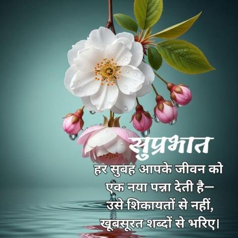 Heart touching good morning quotes in Hindi