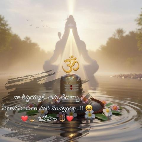 Lord Shiva Meditation WhatsApp DP with Om Symbol and Devotional Quote