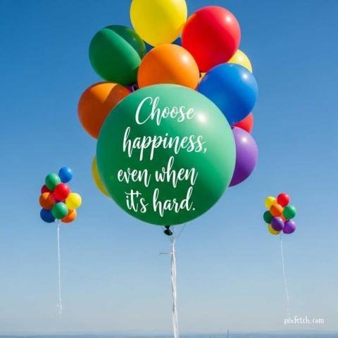 positive thoughts about life with image