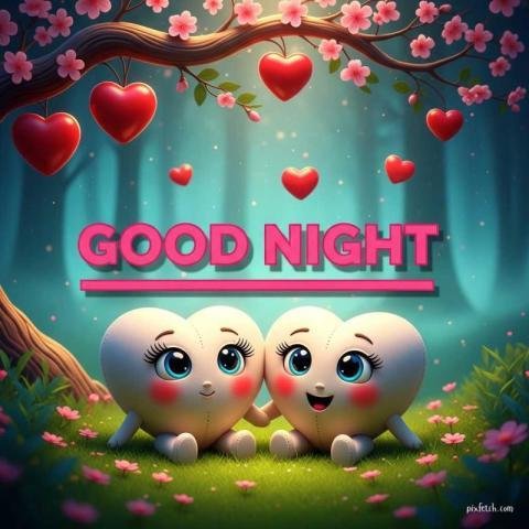 Romantic night time special good night images