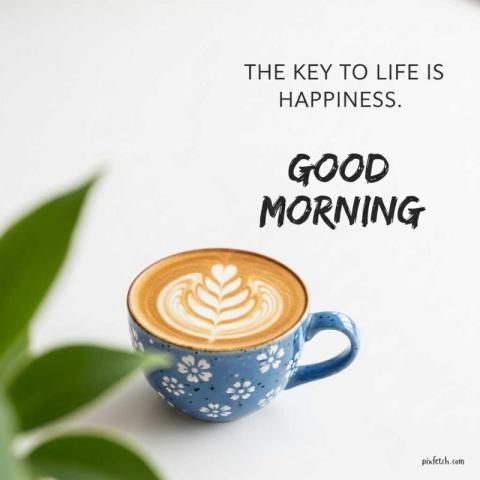 Good morning with coffee images free