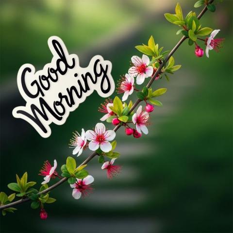 Beautiful good morning flowers pictures for WhatsApp