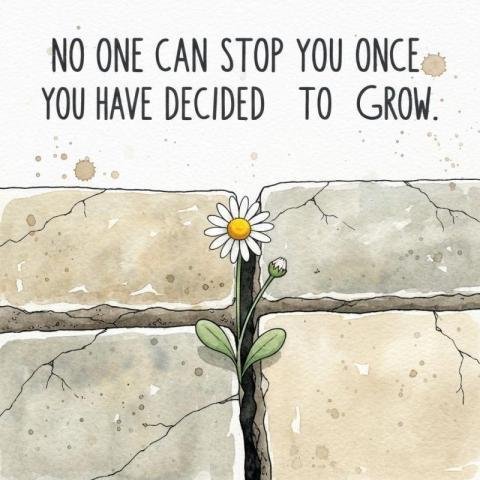 Growth motivational dp for WhatsApp