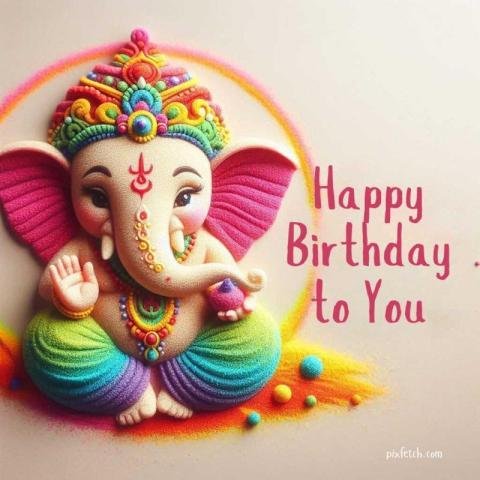 Happy birthday with god blessings