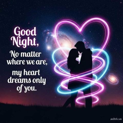 Good night with quotes for couple