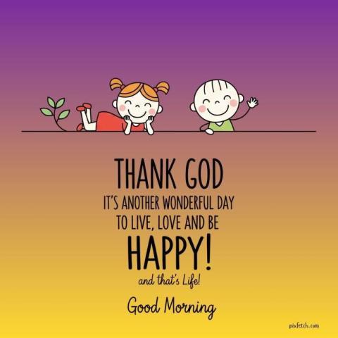 Good morning images with positive words