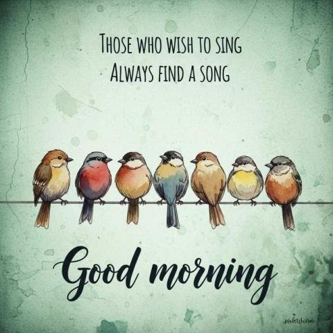 Free good morning images with positive words