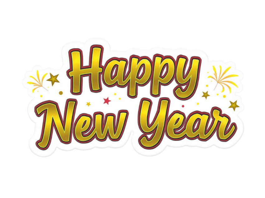 Happy new year png
