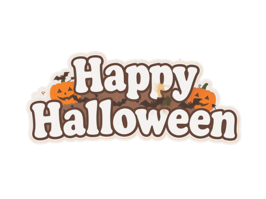 Happy halloween png cute